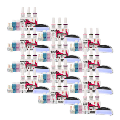 Gelish Gel Nail Polish Starter Kit, 9 mL with 5 Colors and LED Light, (12 Pack)