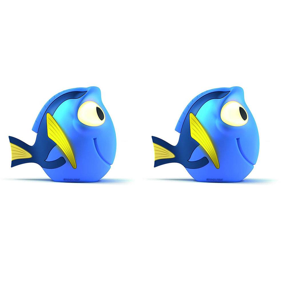 Philips Disney Finding Dory Soft Pals Kid Portable Nightlight, Blue (2 Pack)