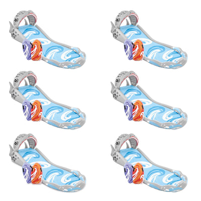 Intex Surf 'N Slide Inflatable Kids Backyard Water Slide w/ Surf Riders (6 Pack)