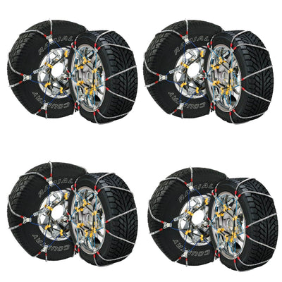 Security Chain SZ429 Super Z6 Car Truck Snow Radial Cable Tire Chain, 8 Pack