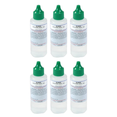 Taylor Swimming Pool Spa Water Test Kit 2Oz Refill Bottle (6 Pack)