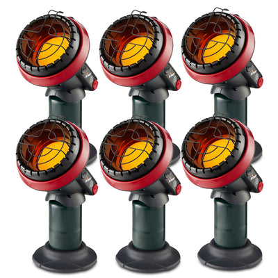 Mr. Heater 3800 BTU Indoor/Outdoor Portable Little Buddy Propane Heater (6 Pack) - VMInnovations