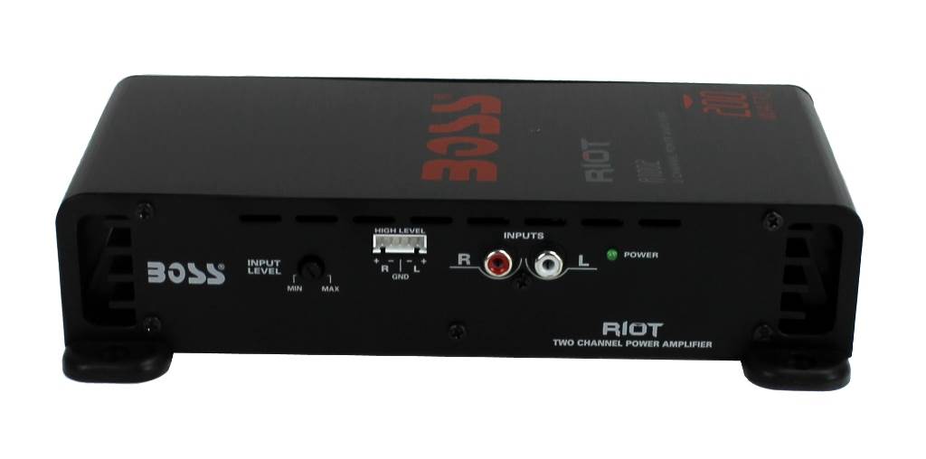 BOSS R1002 200W 2-Channel Car Audio High Power Amplifier Amp 200 Watts (10 Pack)