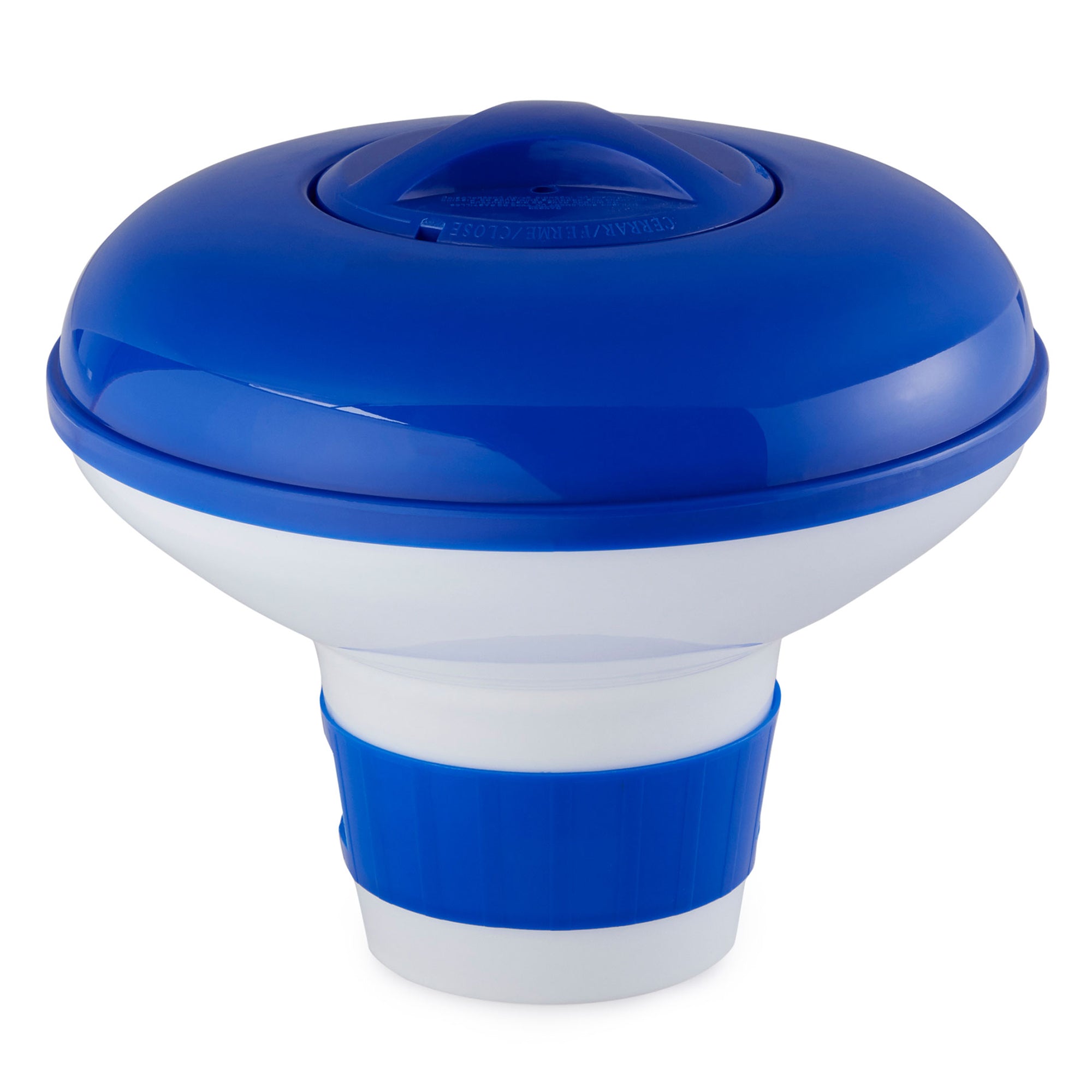 Intex 8' Round Cover for Above Ground Pools with 7" Floating Chlorine Dispenser - VMInnovations
