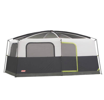 Coleman Prairie Breeze 9 Person Camping Tent w/Fan & Light | 14 x 10' (2 Pack)