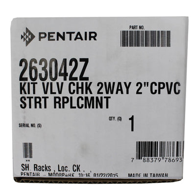 Pentair CPVC 2" 2-Way Pool Spa Check Valve Diverter Replacement Kit (6 Pack)