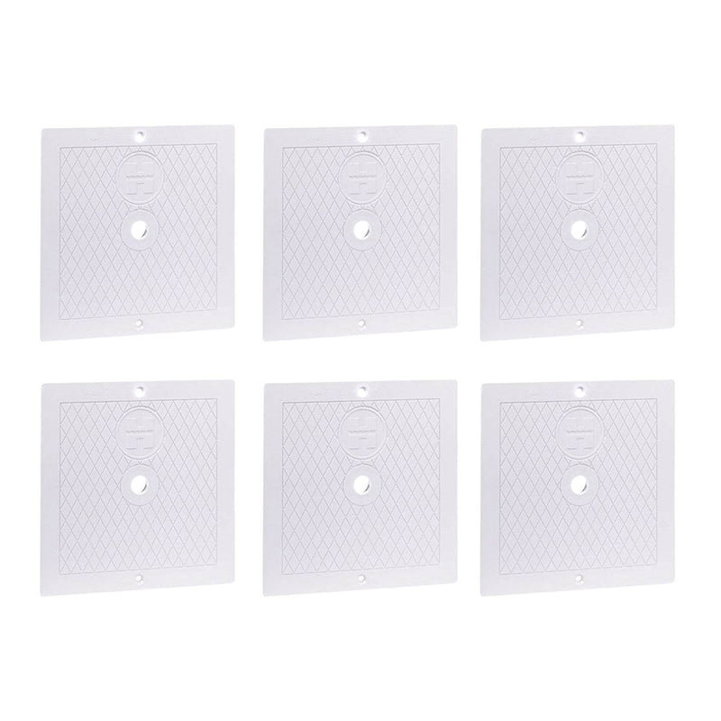 Hayward Select Pool Automatic Skimmer Cover Square Replacement Part (6 Pack)