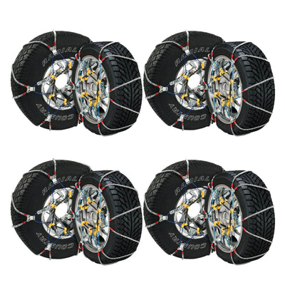 Security Chain SZ139 Super Z6 Car Truck Snow Radial Cable Tire Chain, 8 Pack