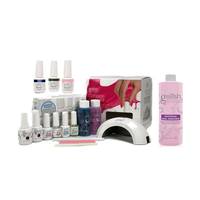 Gelish Mini Harmony Complete Starter Gel Polish Kit & Artificial Nail Remover - VMInnovations