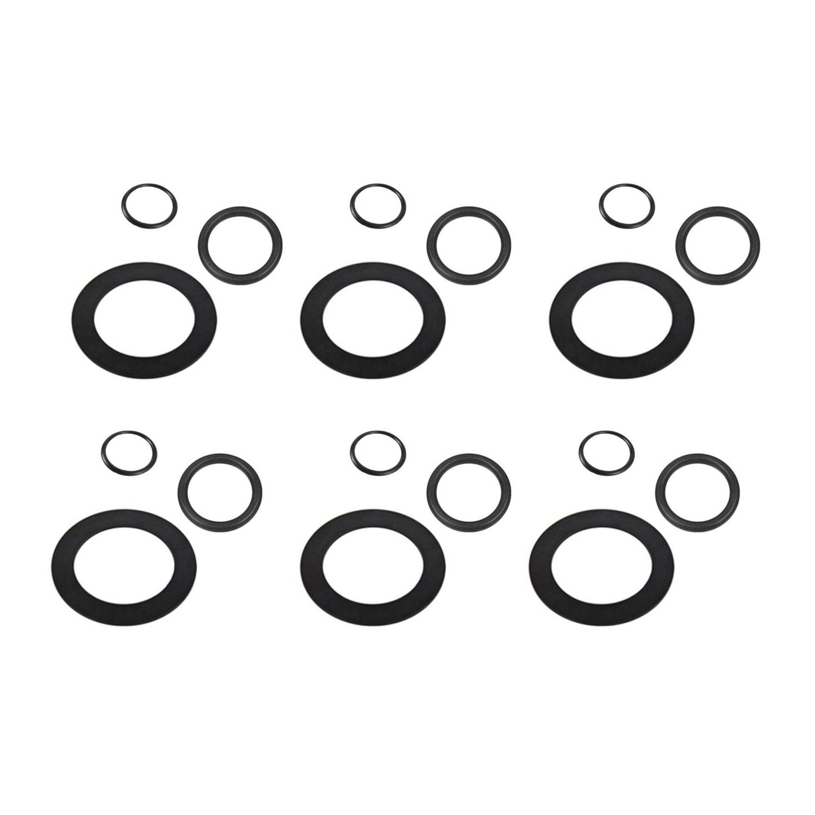 Intex 25006 Large Strainer Rubber Washer & Ring Pack Replacement Parts (6 Pack) - VMInnovations