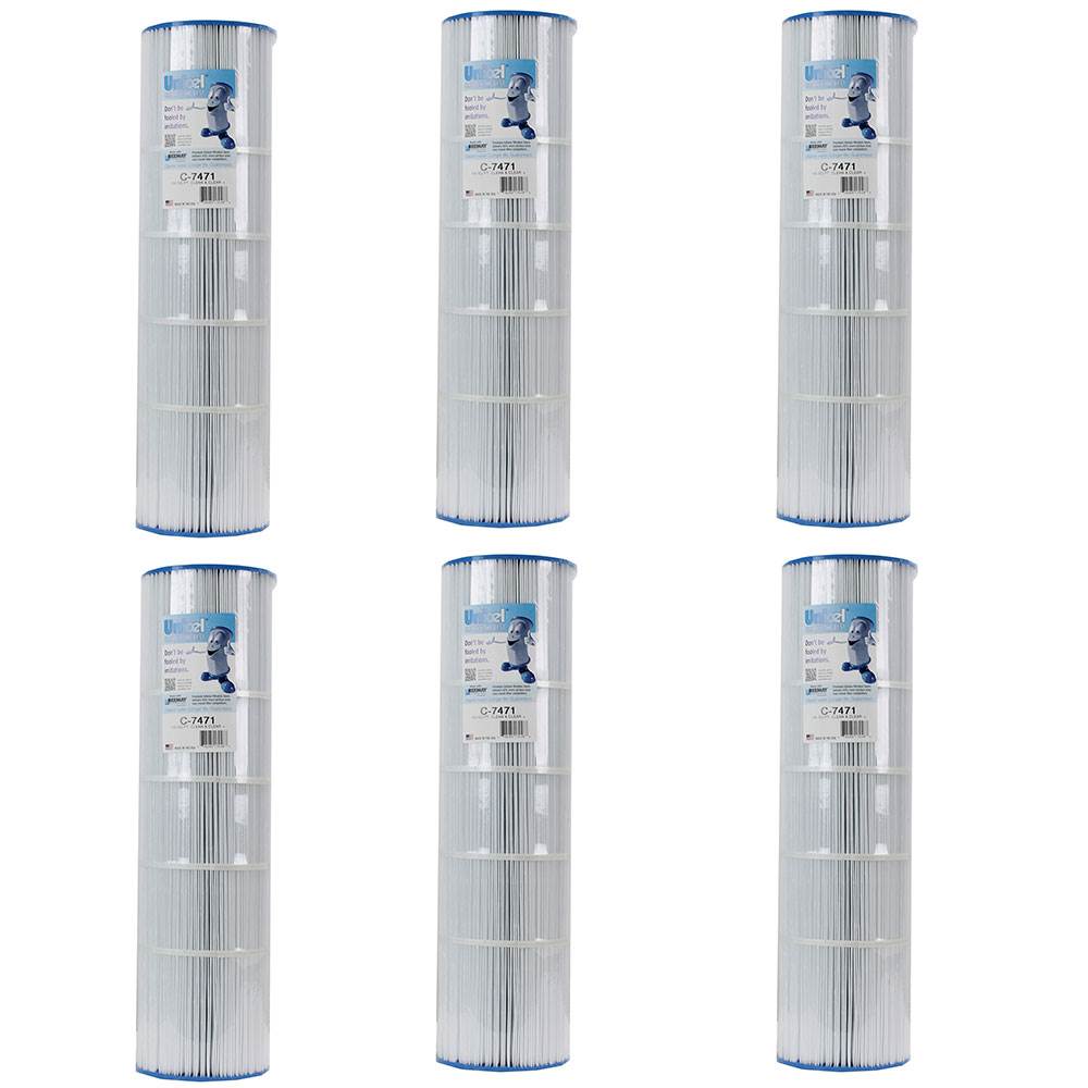Unicel Clean & Clear Plus Replacement Cartridge Filter C-7471 PCC (6 Pack)