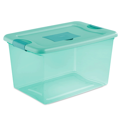 Sterilite 64 Quart Fresh Scent Stackable Plastic Storage Box Container (24 Pack) - VMInnovations