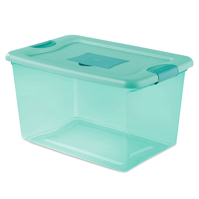 Sterilite 64 Quart Fresh Scent Stackable Plastic Storage Box Container (24 Pack) - VMInnovations