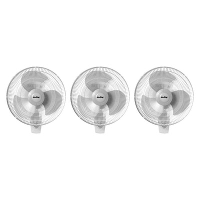 Air King 12" Blade 3-Speed Commercial-Grade Oscillating Wall-Mount Fan (3 Pack)