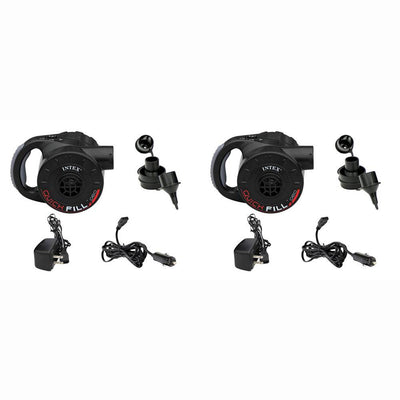 Intex 120V Quick Fill AC, Rechargeable Battery & DC Power Air Pump  (2 Pack)