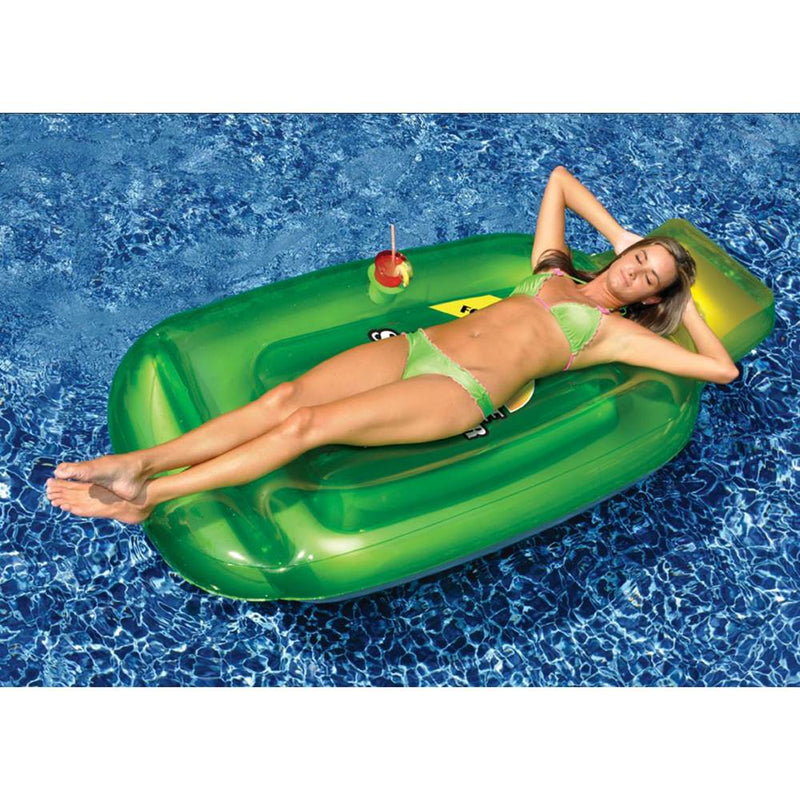 Swimline Inflatable Sun Tan Lotion Bottle Swimming Pool Float Raft (2 Pack)
