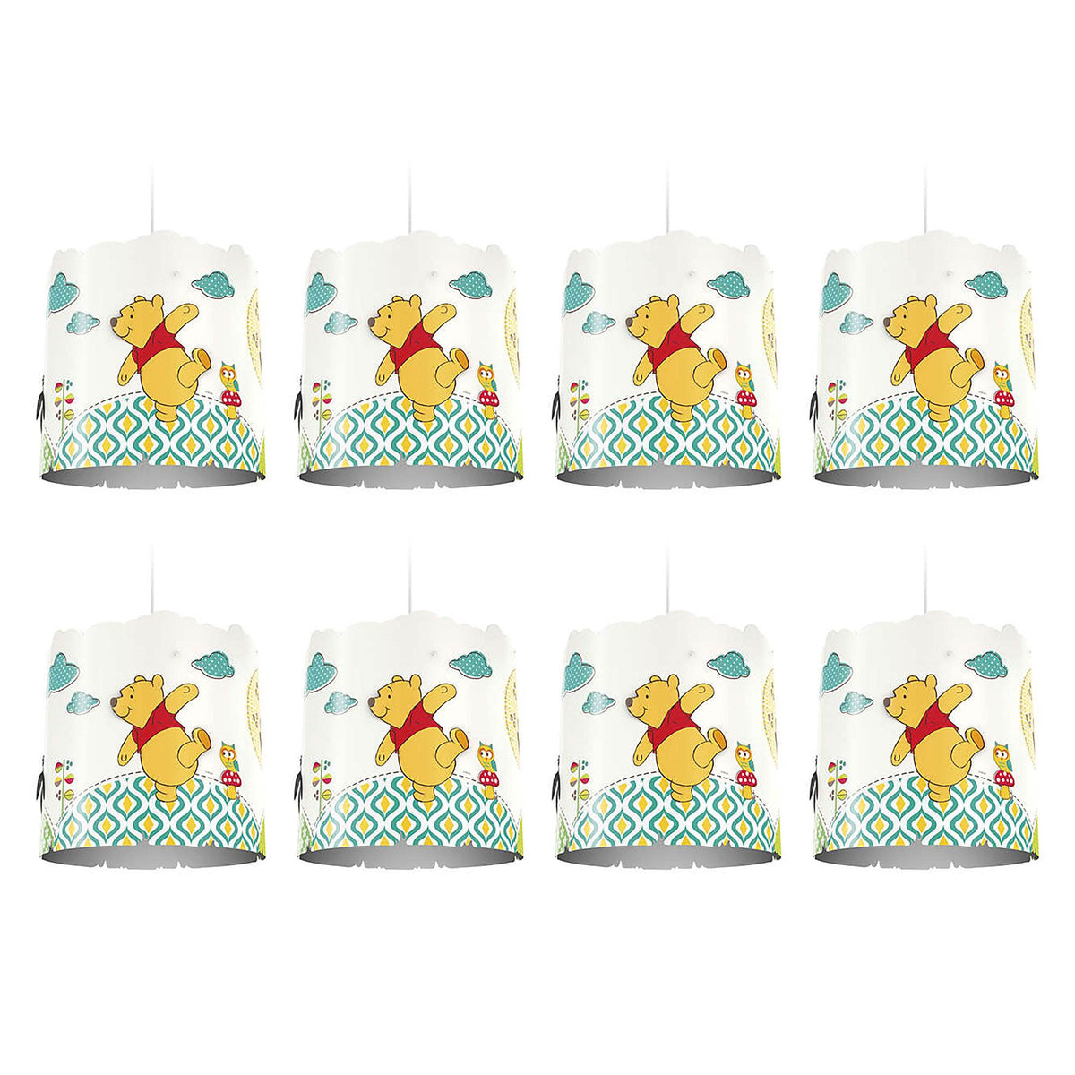 Philips Disney Winnie the Pooh Ceiling Suspension Light Lamp Shade (8 Pack)