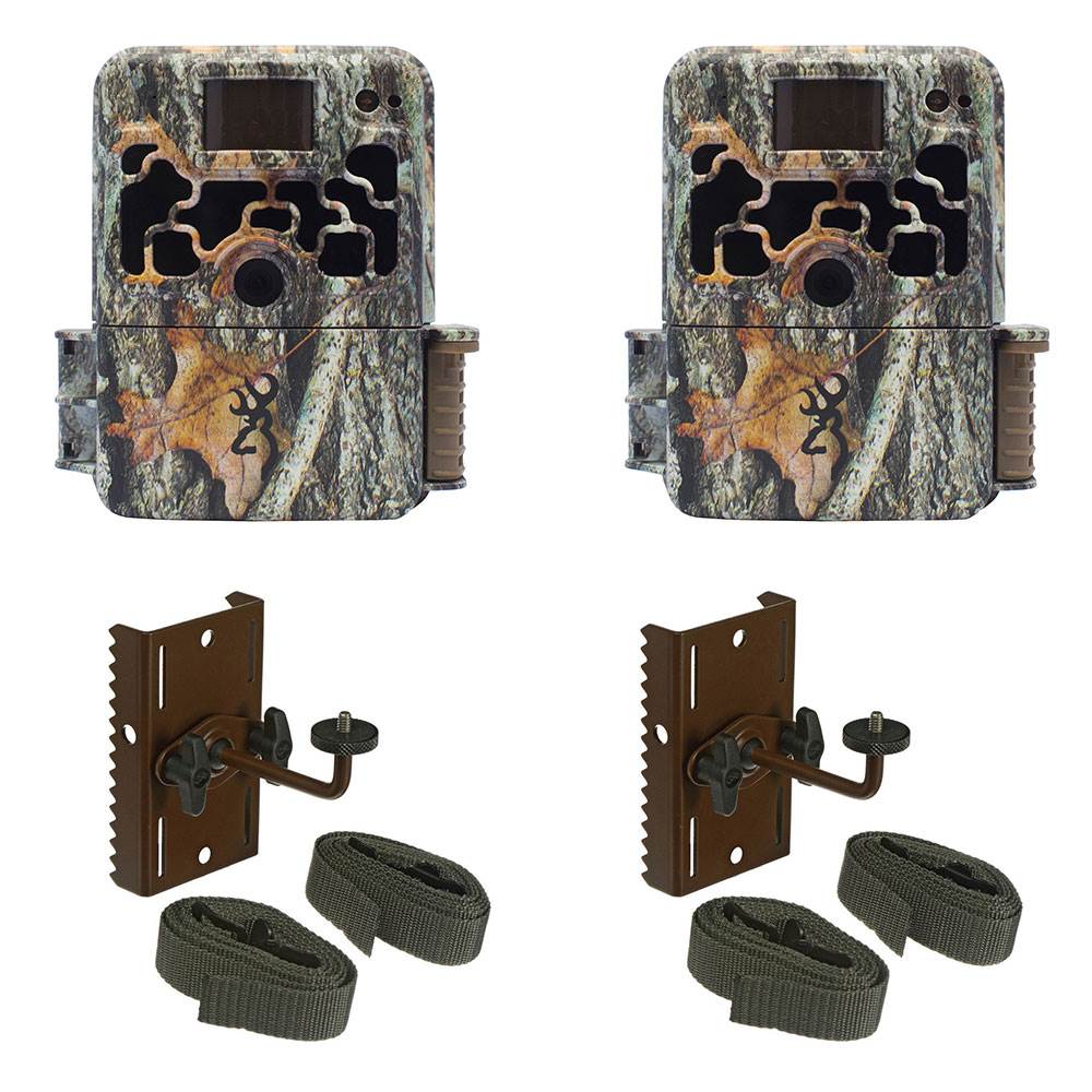 Browning Trail Cameras Tree Mount (2 Pack) & Dark Ops HD Game Camera (2 Pack)
