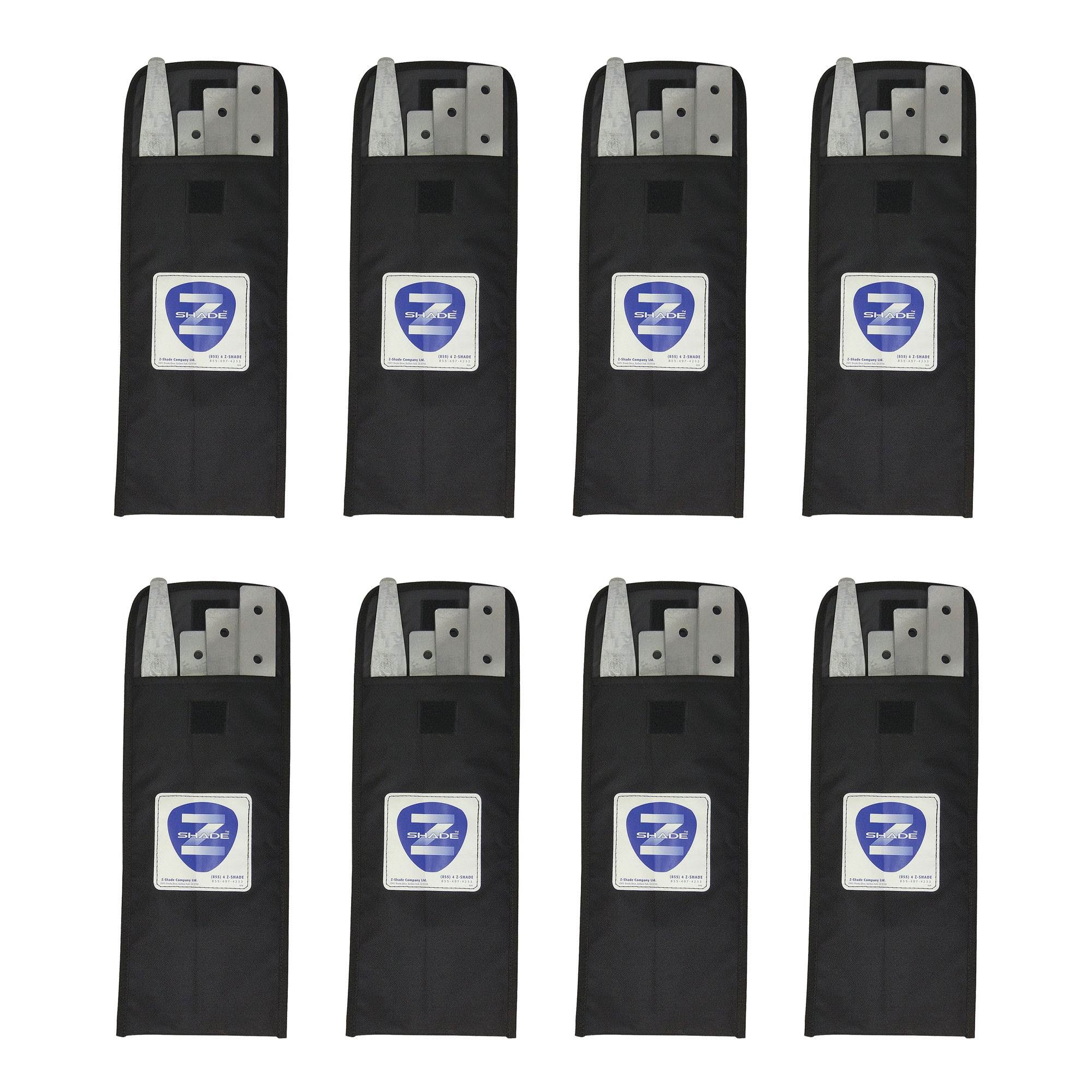 Z-Shade Heavy Duty Instant Canopy Tent Shelter 4 Pack Steel Stake Kit (8 Pack)