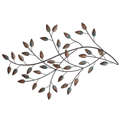 Stratton Home Decor Blowing Leaves Contemporary Decorative Wall Art Set (2 Pack) - VMInnovations
