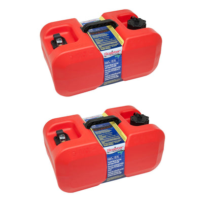 Scepter EPA CARB Under the Seat Portable Fuel Gas Container, 6 Gallon (2 Pack) - VMInnovations