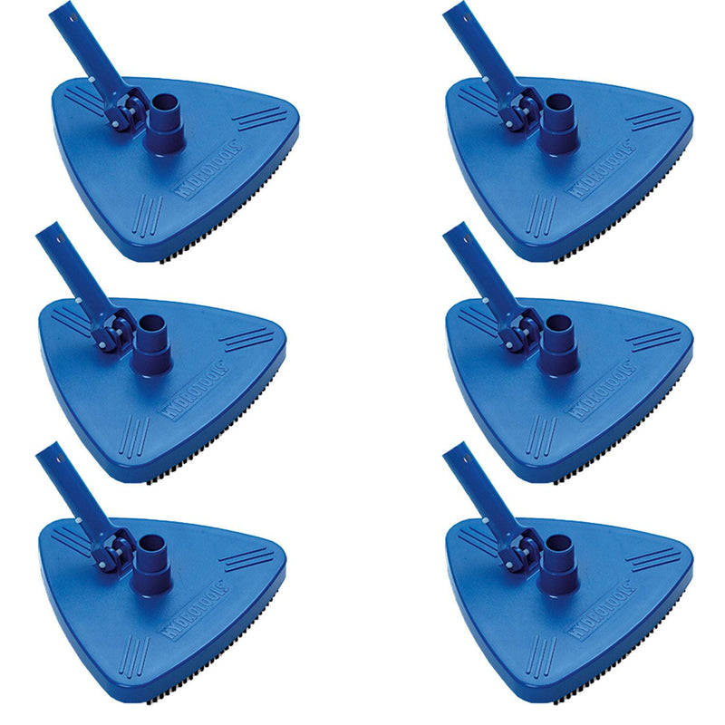 HydroTools 8140 Weighted Triangle Pool Vacuum Head Cleaner Attachment (6 Pack)