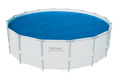 Bestway 15 Foot Round Above Ground Swimming Pool Solar Heat Cover (6 Pack)