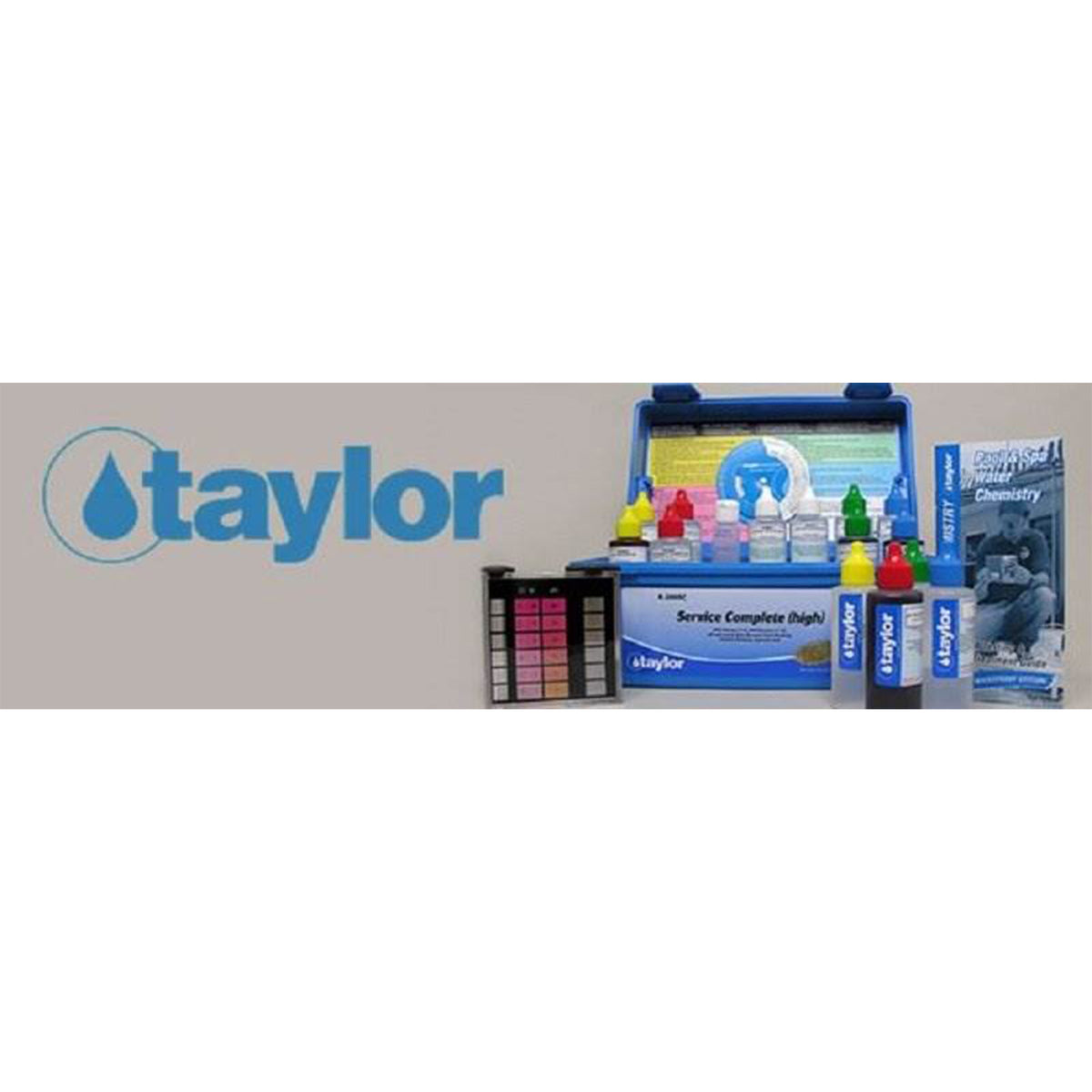 Taylor Swimming Pool & Spa Water 4-In-1 Chlorine Bromine pH Test Kit (6 Pack)