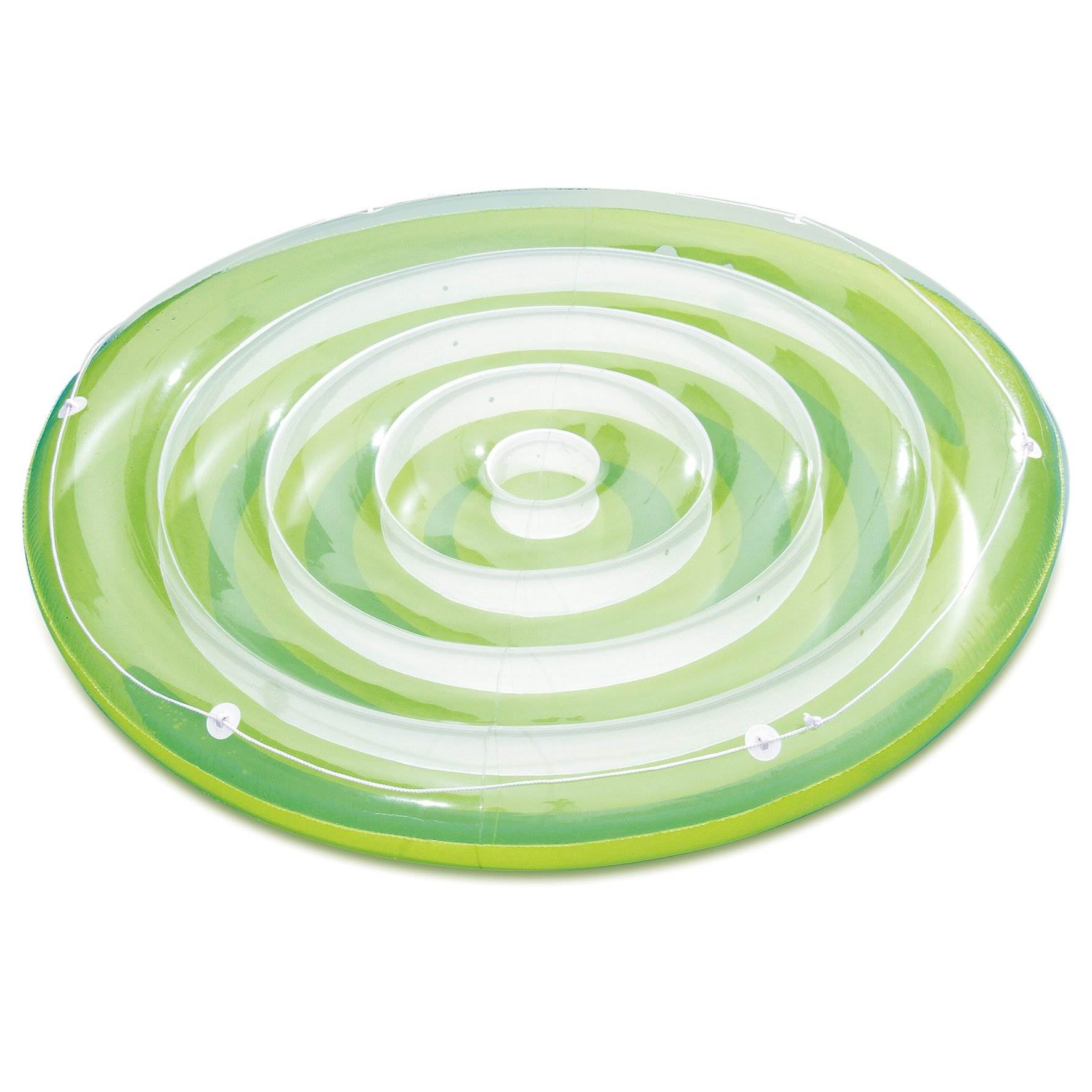Summer Waves 65" x 7" Inflatable Splash Island Swirl Pool Tube Float (3 Pack)
