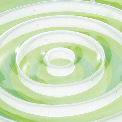 Summer Waves 65" x 7" Inflatable Splash Island Swirl Pool Tube Float (3 Pack)