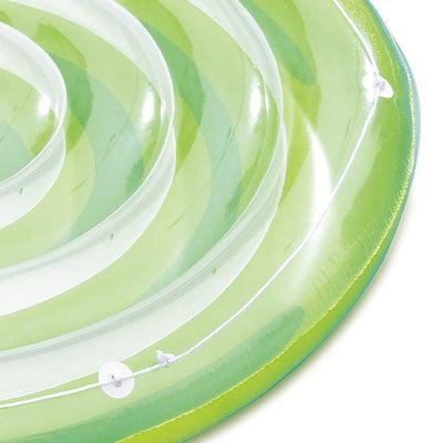Summer Waves 65" x 7" Inflatable Splash Island Swirl Pool Tube Float (3 Pack)