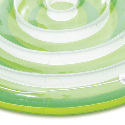 Summer Waves 65" x 7" Inflatable Splash Island Swirl Pool Tube Float (3 Pack)