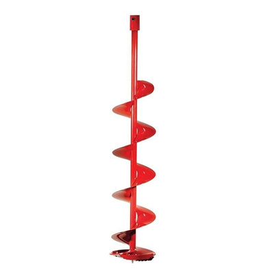Eskimo QT8N Ice Fishing 8 Inch Quantum Steel Blade Ice Auger Bit Attachment, Red