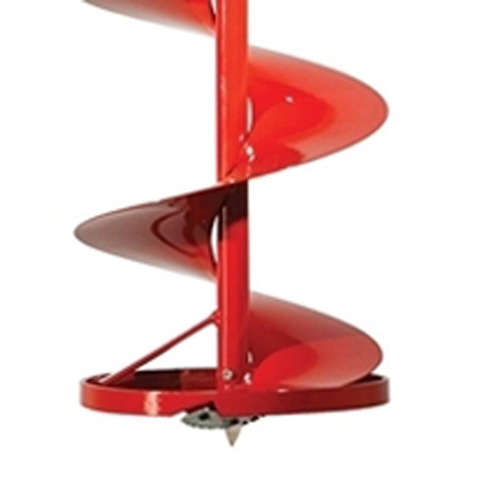 Eskimo QT10N Ice Fishing 10 Inch Quantum Blade Ice Auger Bit Attachment, Red