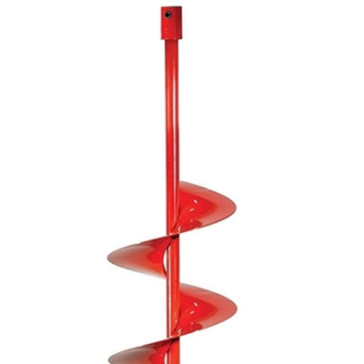 Eskimo QT10N Ice Fishing 10 Inch Quantum Blade Ice Auger Bit Attachment, Red