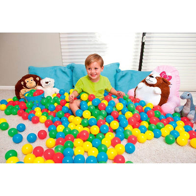 Fisher-Price Small Plastic Multi-Colored Play Ball Pit Balls, 200 Count (4 Pack)