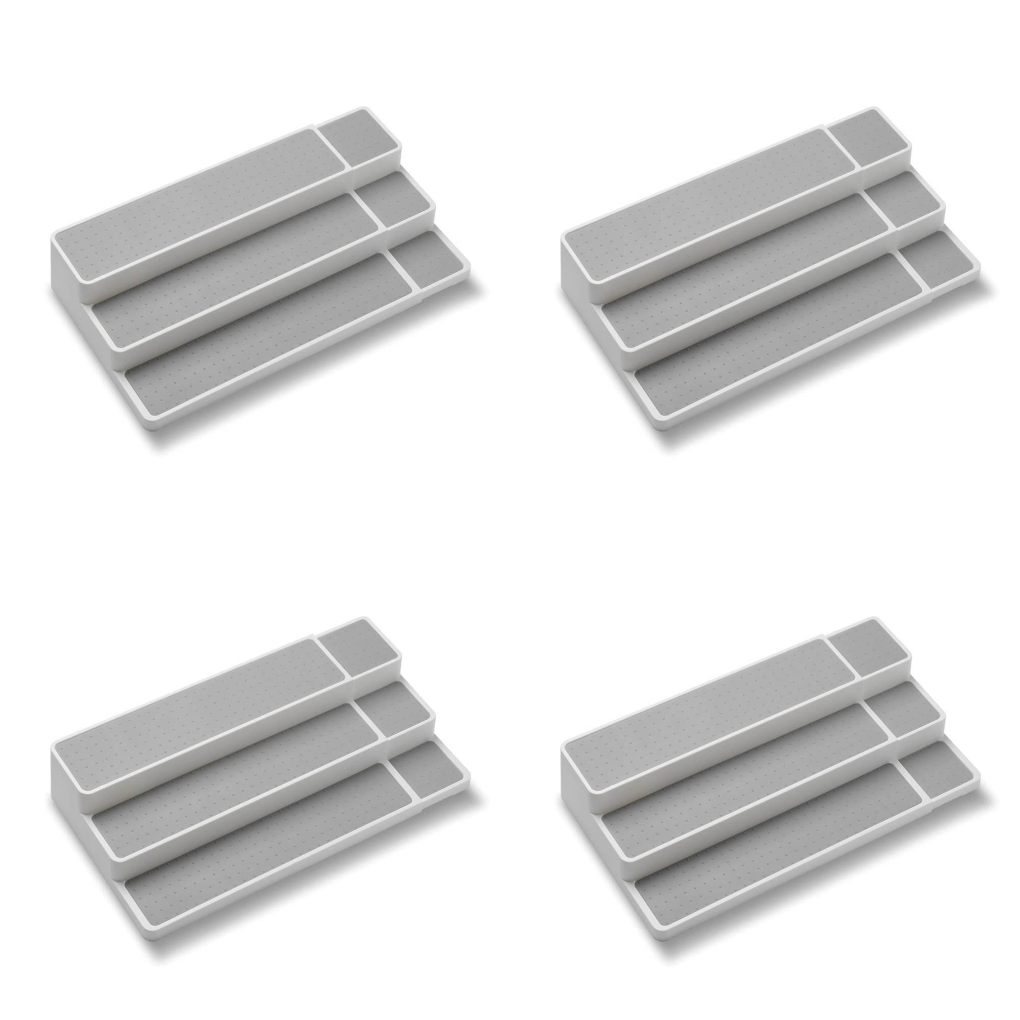 Madesmart Expandable Kitchen Cabinet Pantry Spice Rack Shelf Organizer (4 Pack)