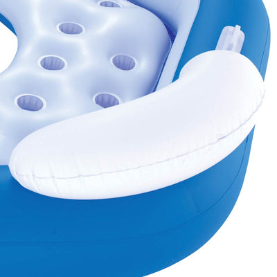 Bestway 3-Person Floating Water Island Lounge Raft With Open Bottom (6 Pack)