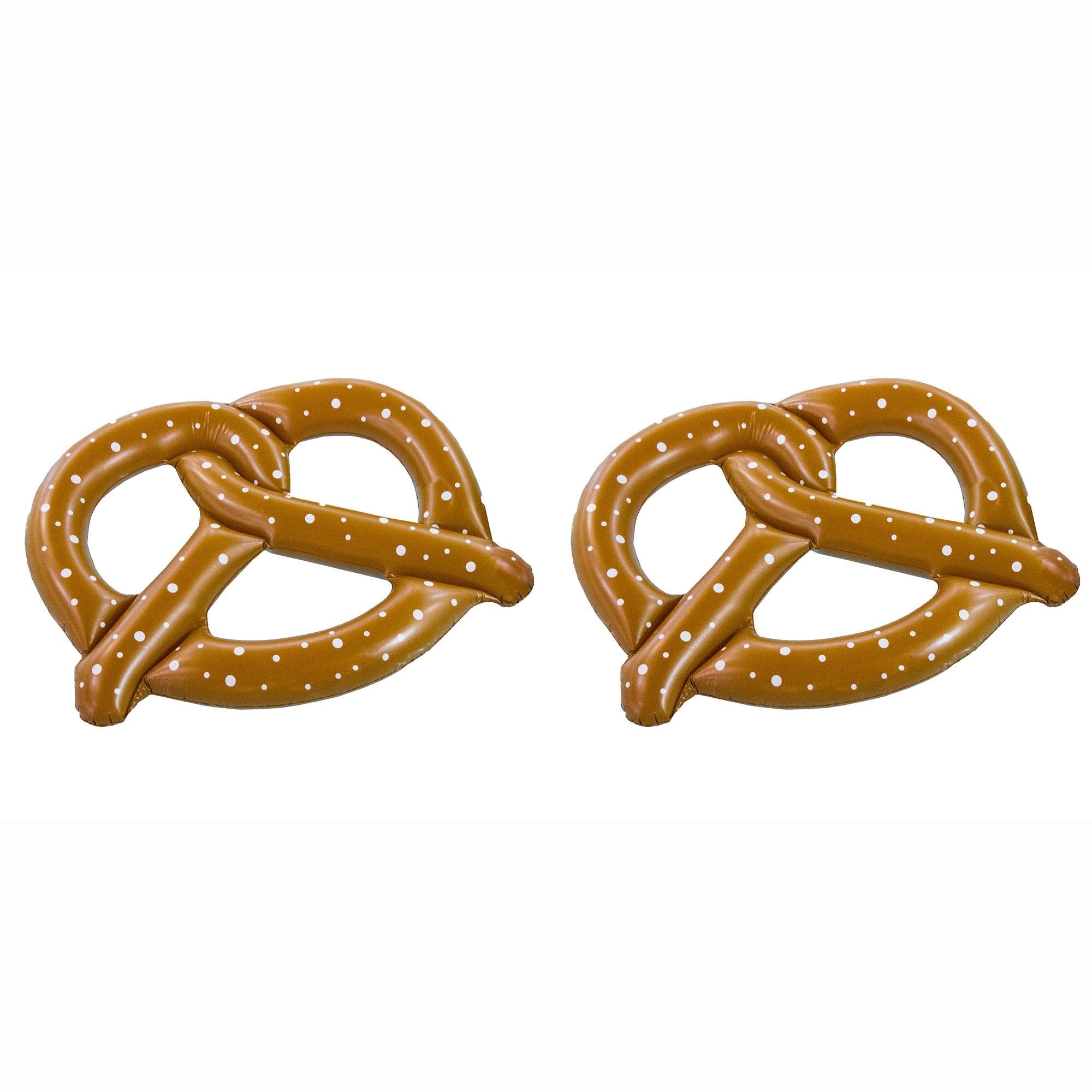 Swimline 60 Inch Giant Inflatable Pretzel Swimming Pool Float Raft  (2 Pack)