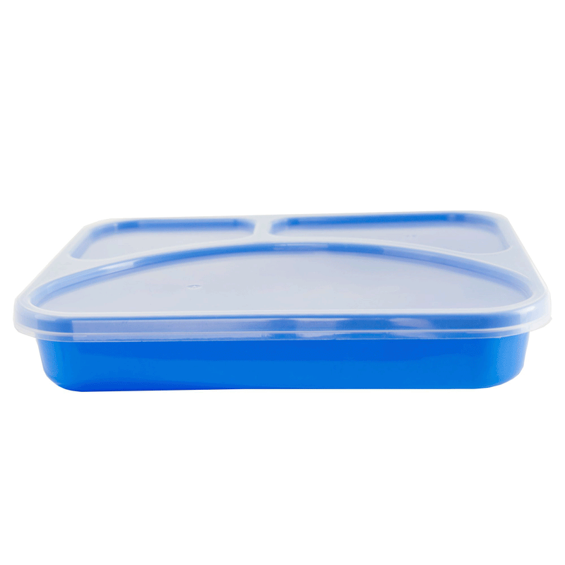 Life Story 3 Compartment Meal Prep Containers with Lids (4 Pk)