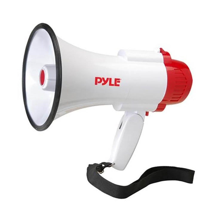 Pyle Pro Handheld Megaphone Bull Horn with Siren and Voice Recorder (6 Pack)