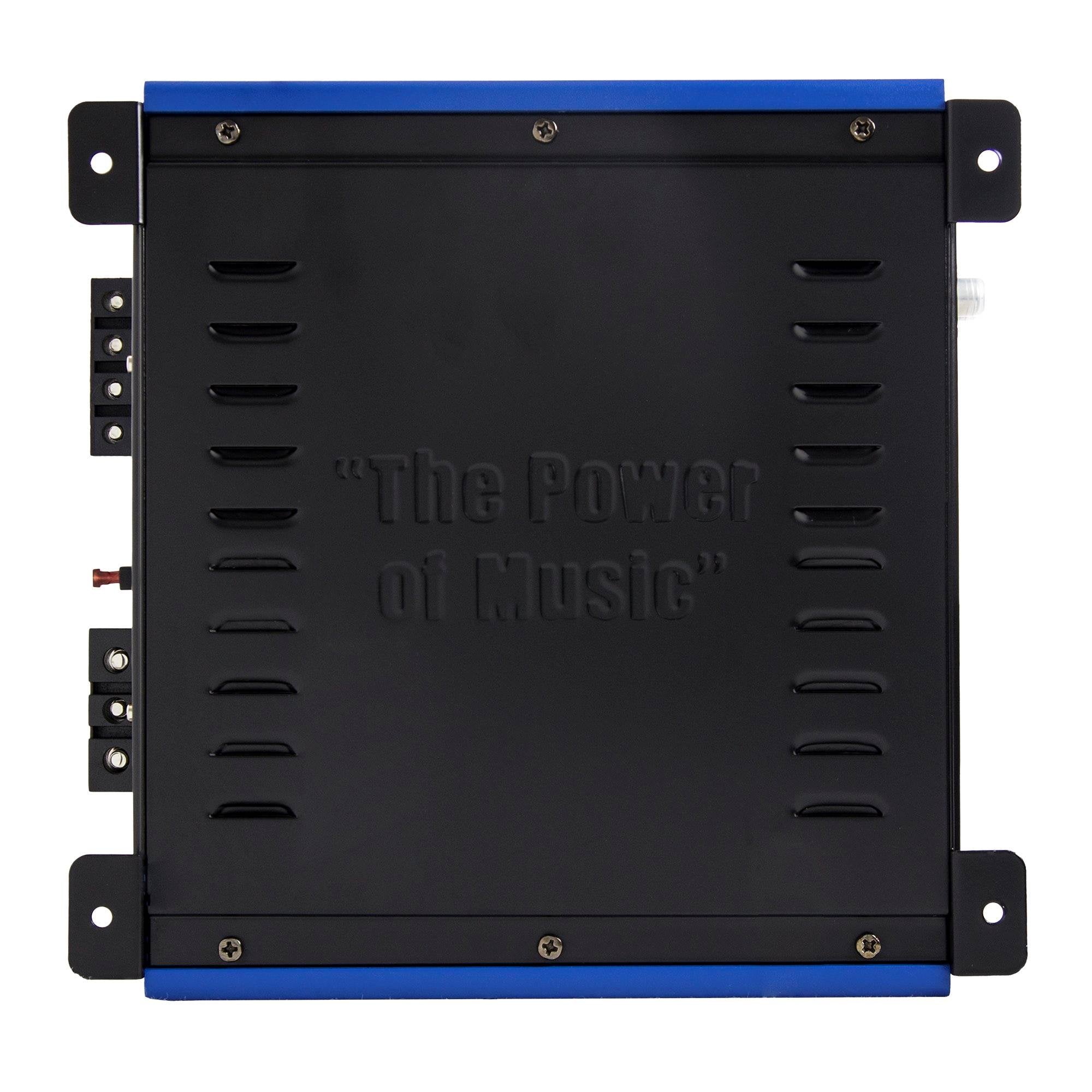 Crunch PowerDriveX 1000 Watt 2 Channel A/B Car Stereo Amplifier, Blue (4 Pack)