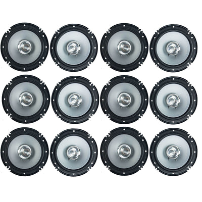 Kenwood KFC-1656S 300 Watt 6.5-Inch Dual Cone Stereo Car Audio Speaker (12 Pack)