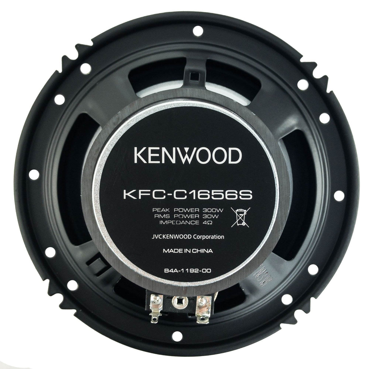 Kenwood KFC-1656S 300 Watt 6.5-Inch Dual Cone Stereo Car Audio Speaker (12 Pack)