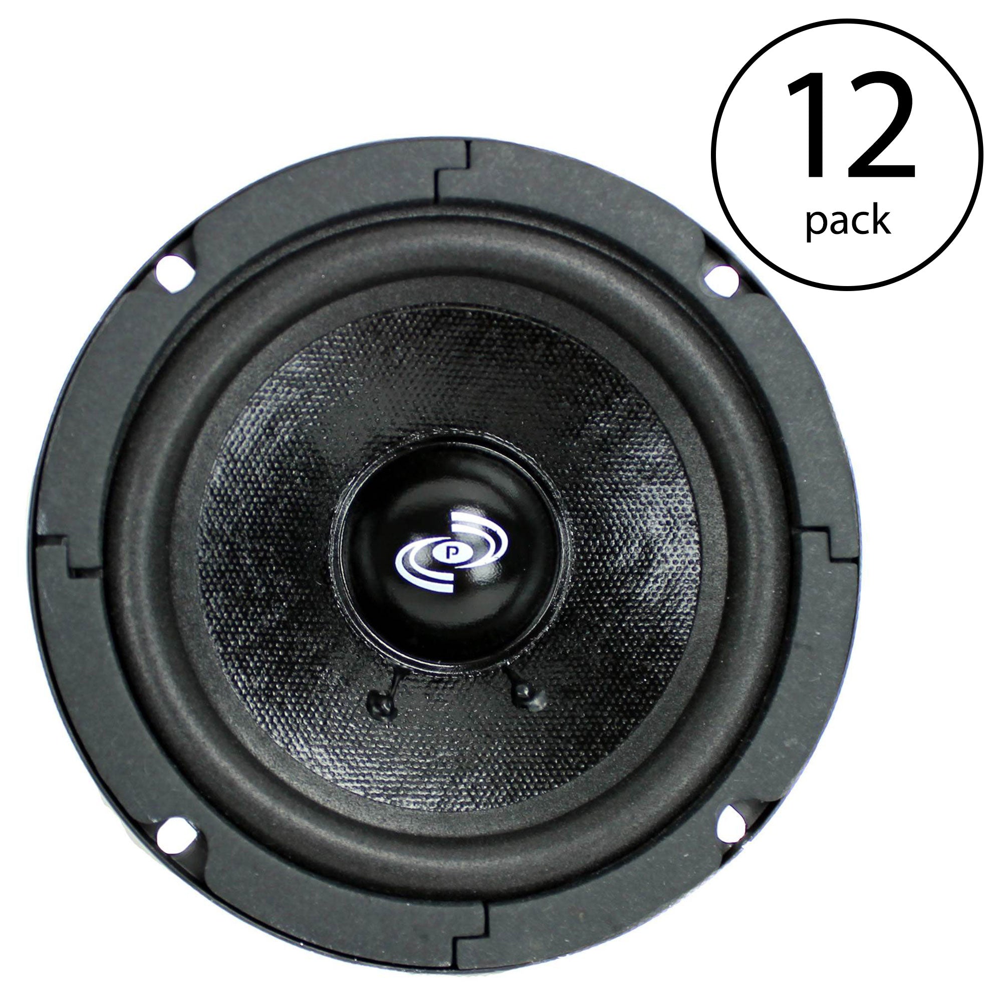 Pyle Pro 5" 200W Car DJ/Home Mid Bass Mid Range Woofer Driver Audio (12 Pack)