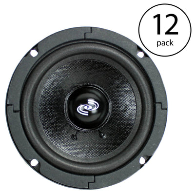 Pyle Pro 5" 200W Car DJ/Home Mid Bass Mid Range Woofer Driver Audio (12 Pack)