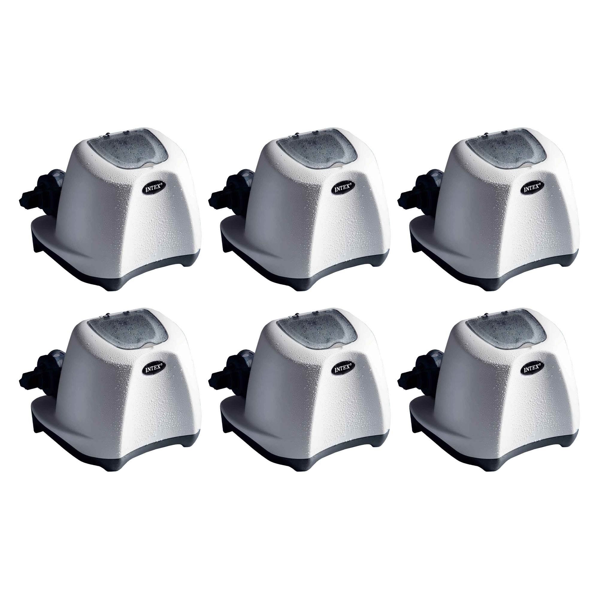 Intex Krystal Clear Saltwater System for Above Ground Swimming Pools, 6 Pack