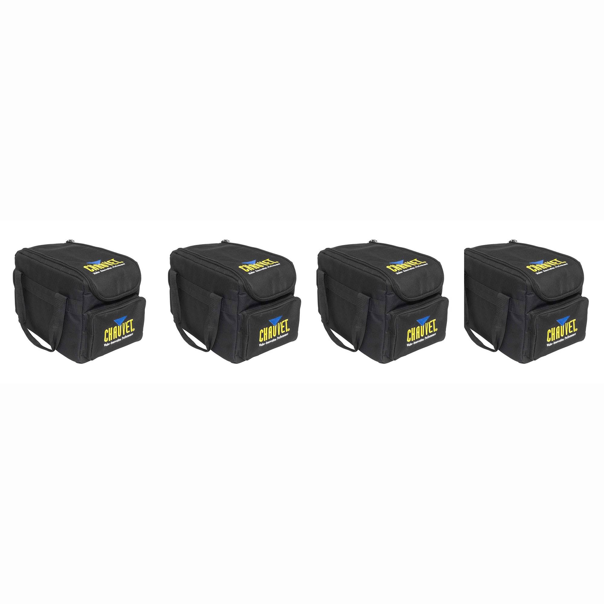 Chauvet SlimPar 56 and 38 Lights Obey 3 Controller Bag Carry Case (4 Pack)