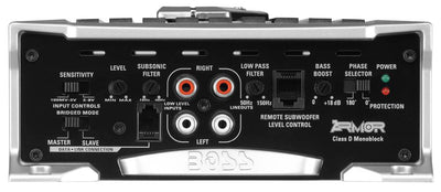 Boss AR4000D Armor 4000W Monoblock Class D Car Amplifier Amp & Remote (6 Pack)