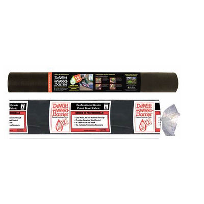 DeWitt 12 Year 300x6 Feet 3 Ply Nonwoven Landscape Fabric Weed Barrier (2 Pack)